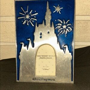 Disney Castle Blue and Silver Frame